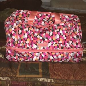 Vera Bradley rolling luggage bag